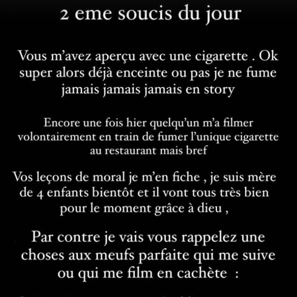 Un choix qui n'aurait fait qu'envenimer la situation : "Je suis venue lui hurler dessus, il m'a poussée en arrière, j'ai voulu lui en mettre une, point." Fin de la polémique ?
