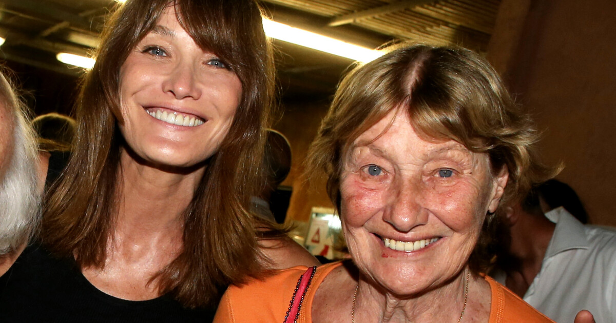 Carla Bruni : Sa mère de 93 ans très rock en maillot, la femme de ...