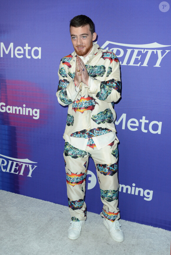 Angus Cloud au photocall de la soirée "Variety 2022 Power of Young Hollywood" organisée par Facebook Gaming/Meta à Los Angeles, le 11 août 2022.