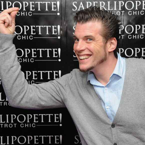 Norbert Tarayre - Inauguration du restaurant "Saperlipopette!" de Norbert Tarayre (Top Chef 3) à Puteaux, le 17 novembre 2014.