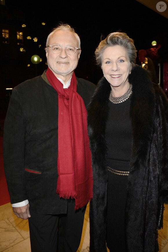 Francoise Laborde et son mari Jean-Claude Paris - 21eme Gala de l' Espoir au Theatre des Champs-Elysees a Paris, le 19 novembre 2013. 