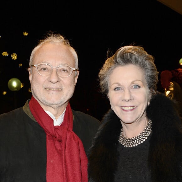 Francoise Laborde et son mari Jean-Claude Paris - 21eme Gala de l' Espoir au Theatre des Champs-Elysees a Paris, le 19 novembre 2013. 