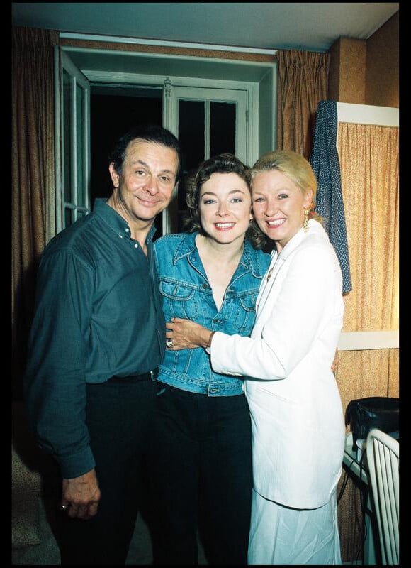 Roland Giraud et Maaike Jansen, avec leur fille Géraldine, en 1998