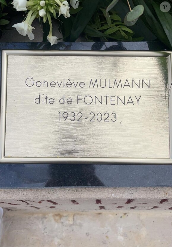 Aussi, elle avait perdu "une partie de ses facultés" depuis plusieurs mois déjà.
Des photos de la tombe de Geneviève de Fontenay au cimetière parisien d'Ivry-sur-Seine