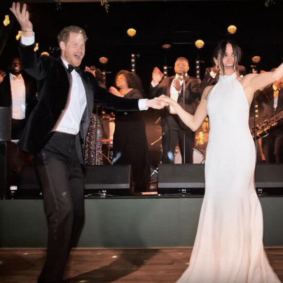 Images du documentaire Netflix "Harry & Meghan". La série comporte six parties et couvre la relation du couple depuis leurs premières fréquentations jusqu'à leur décision de prendre du recul en tant que membres actifs de la famille royale britannique et leurs activités ultérieures. ©Backgrid UK/ Bestimage