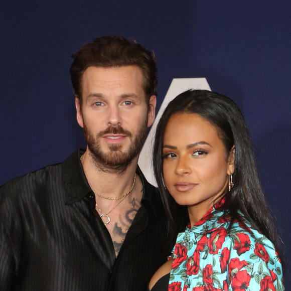 Elle s'appelle Pasta Corner
Matt Pokora et sa femme Christina Milian au photocall lors de la première du film "Ambulance" à Los Angeles le 4 avril 2022. 