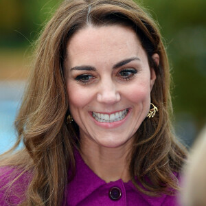 Kate Middleton, marraine des hôpitaux pour enfants d'Est-Anglie, visite le nouvel hôpital de l'organisme de bienfaisance " The Nook " le vendredi 15 novembre, à Norwich dans le Norfolk.