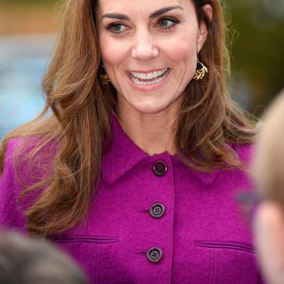 Kate Middleton, marraine des hôpitaux pour enfants d'Est-Anglie, visite le nouvel hôpital de l'organisme de bienfaisance " The Nook " le vendredi 15 novembre, à Norwich dans le Norfolk.