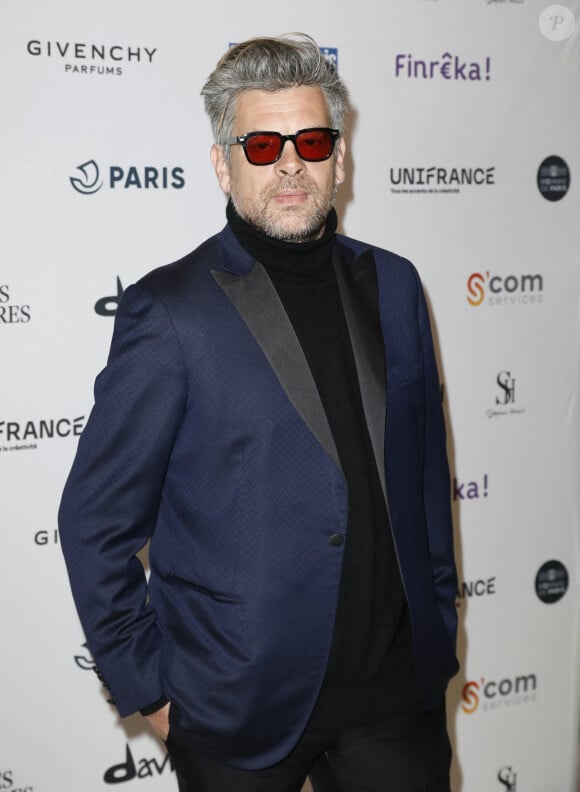 Benjamin Biolay au photocall de la 28ème Cérémonie des Lumières de la presse internationale au Forum des Images à Paris le 16 janvier 2023. © Marc Ausset-Lacroix / Pierre Perusseau / Bestimage 