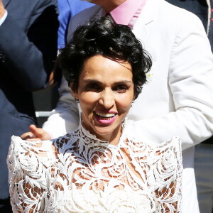 En 2012, Farida Khelfa a épousé son compagnon de longue date, un homme d'affaires puissant
Mariage de Farida Khelfa et Henri Seydoux à Paris à la mairie du 17e arrondissement le 1er septembre 2012