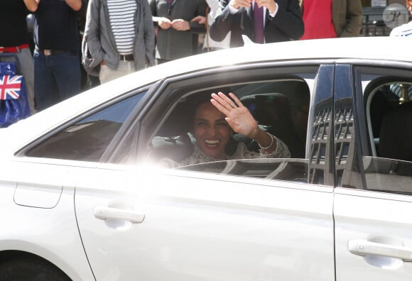 Mariage de Farida Khelfa et Henri Seydoux à Paris à la mairie du 17e arrondissement le 1er septembre 2012