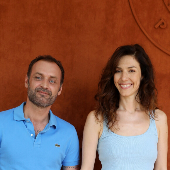 Augustin Trapenard et Doria Tillier au village (jour 14) lors des Internationaux de France de Tennis de Roland Garros 2022 à Paris, France, le 4 juin 2022. © Dominique Jacovides/Bestimage 
