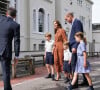 Et tout se passe pour le mieux ! 
Le prince William, duc de Cambridge et Catherine Kate Middleton, duchesse de Cambridge accompagnent leurs enfants George, Charlotte et Louis à l'école Lambrook le 7 septembre 2022. 