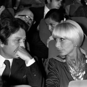 "Ce que je ne savais pas, c'est que Claude avait aussi des vues sur elle, il m'a fait la gueule pendant deux ans", a assuré Michel Drucker. 
Michel Drucker, Dany Saval lors d'une soirée Julio.Iglesias au palais des Congrès à Paris le 22 septembre 1981. © Jean-Claude Woestelandt / Bestimage