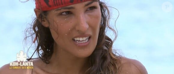 Cassandre dans "Koh-Lanta : Le combat des héros" (TF1), épisode diffusé vendredi 11 mai 2018.