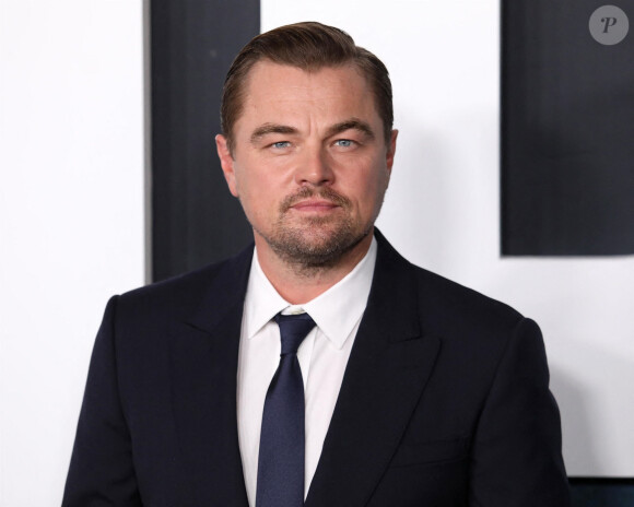 Leonardo DiCaprio à la première du film "Don't Look Up" à New York, le 5 décembre 2021.  Celebrities at the premiere of "Don't Look Up" in New York. December 5th, 2021
