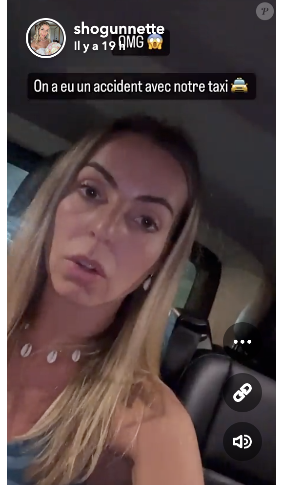 Hillary Vanderosieren explique s'être retrouvée dans un accident de voiture avec ses enfants à bord. Instagram