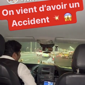Hillary Vanderosieren explique s'être retrouvée dans un accident de voiture avec ses enfants à bord. Instagram