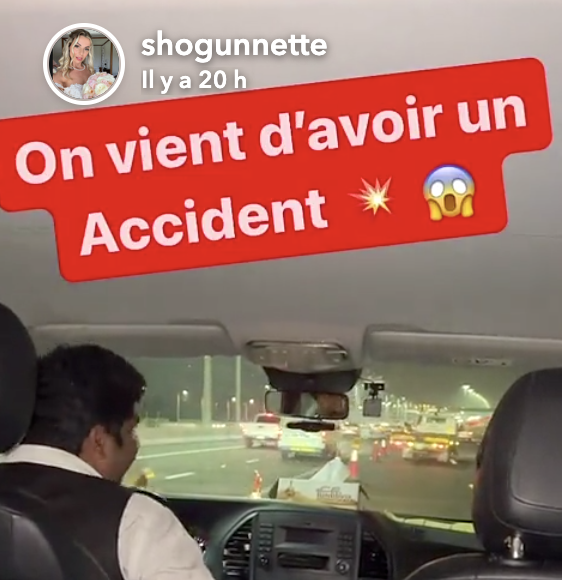 Hillary Vanderosieren explique s'être retrouvée dans un accident de voiture avec ses enfants à bord. Instagram