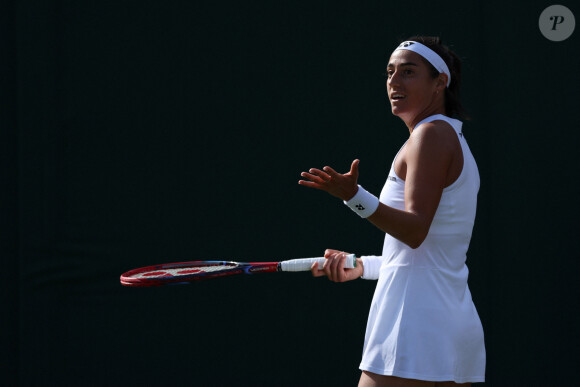 La Française vient d'être éliminée au premier tour de l'US Open

Caroline Garcia lors du tournoi de Wimbledon 2023 à Londres, le 6 juillet 2023.