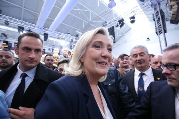 En tout cas, c'est une belle nouvelle pour eux ! 
Marine Le Pen - Première fête de la Nation du RN au Havre le 1er Mai 2023. 