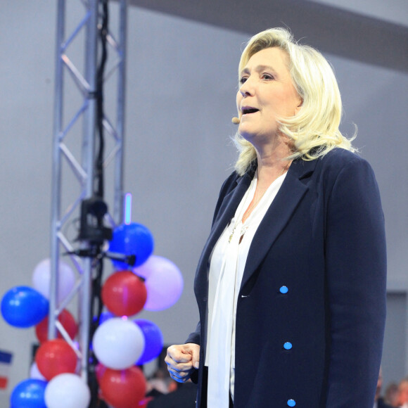 Marine Le Pen - Première fête de la Nation du RN au Havre le 1er Mai 2023. 