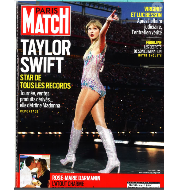 Taylor Swift en une de "Paris Match".