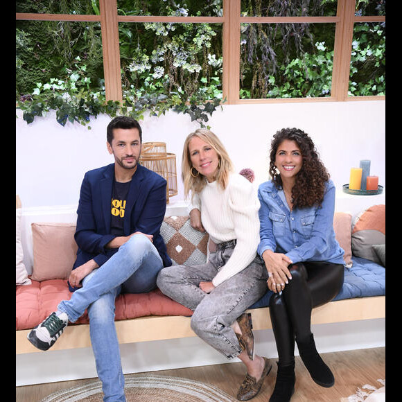 Agathe Lecaron, Yasmine Oughlis et Benjamin Muller.