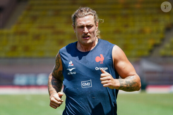 Bastien Chalureau est au coeur d'une vive polémique
Bastien Chalureau (France) - Stage de l'équipe de France de rugby à Monaco, le 13 juillet 2023. © Norbert Scanella/Panoramic/Bestimage