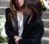 Ses 41 bougies, elle aurait tant voulu les souffler au côté de sa maman.
Lou Doillon, Charlotte Gainsbourg - Sorties des obsèques de Jane Birkin en l'église Saint-Roch à Paris. Le 24 juillet 2023 © Jacovides-KD Niko / Bestimage