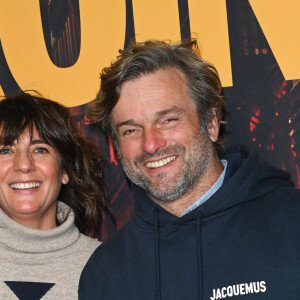 Estelle Denis et son compagnon Marc Thiercelin - Avant-première du film "Mon héroïne" au cinéma UGC Normandie à Paris le 12 décembre 2022. © Coadic Guirec/Bestimage