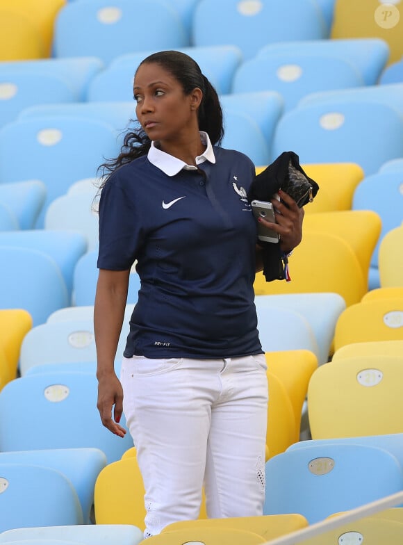 Christine Kelly lors du match France - Allemagne à Rio de Janeiro au Brésil le 4 juillet 2014. (CYRIL MOREAU / BESTIMAGE)