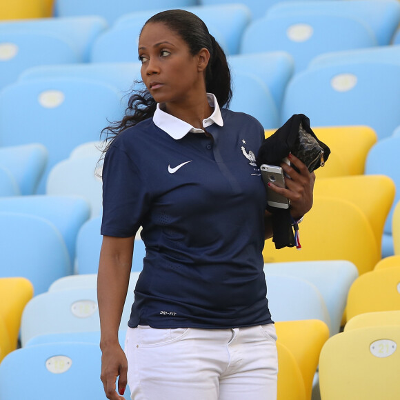 Christine Kelly lors du match France - Allemagne à Rio de Janeiro au Brésil le 4 juillet 2014. (CYRIL MOREAU / BESTIMAGE)