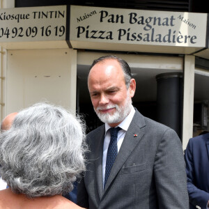 Christian Estrosi, maire de Nice, reçoit Edouard Philippe, l'ancien Premier ministre et chef de file du parti Horizons, à Nice, le 8 juin 2022, pour soutenir les candidats de son parti et de la majorité présidentielle pour les élections législatives. © Bruno Bebert / Bestimage 