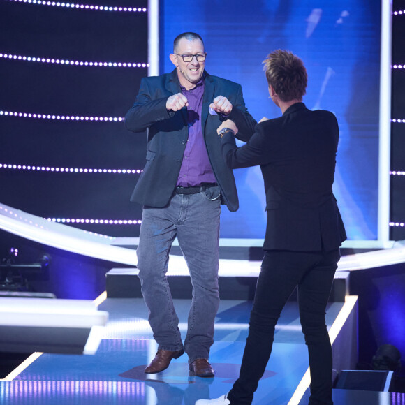 Exclusif - Stéphane Patingre, Cyril Féraud - Enregistrement de l'émission "Le quiz des champions", présentée par C.Féraud et diffusée le 9 septembre à 21h10 sur France 2. © Cyril Moreau / Bestimage 