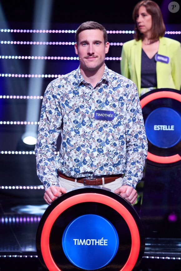 Exclusif - Timothée Cros - Enregistrement de l'émission "Le quiz des champions", présentée par C.Féraud et diffusée le 9 septembre à 21h10 sur France 2. © Cyril Moreau / Bestimage 