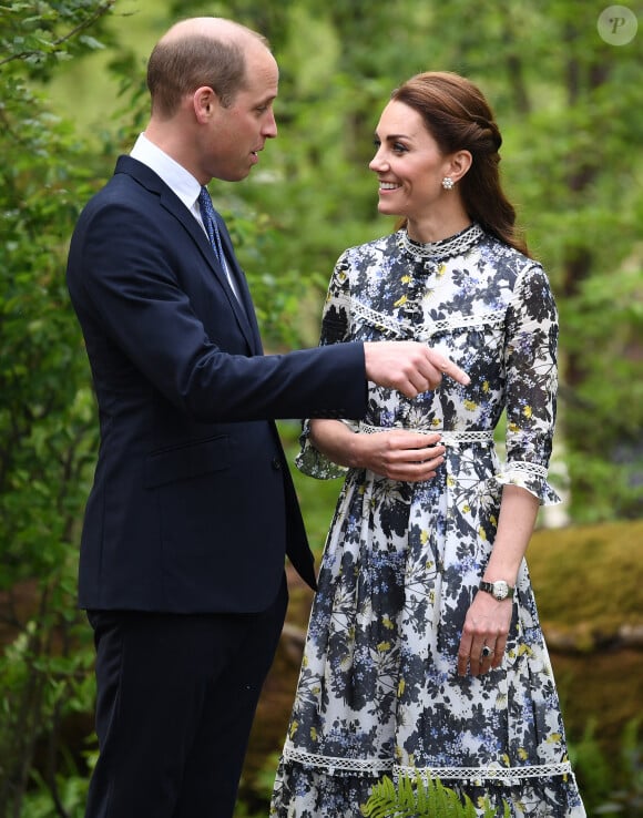 Le prince William, duc de Cambridge, et Catherine (Kate) Middleton, duchesse de Cambridge, en visite au "Chelsea Flower Show 2019" à Londres, le 20 mai 2019. 