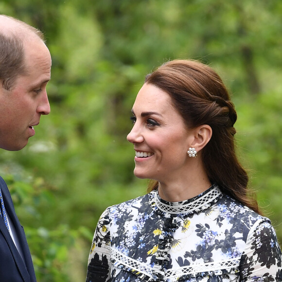 Le prince William, duc de Cambridge, et Catherine (Kate) Middleton, duchesse de Cambridge, en visite au "Chelsea Flower Show 2019" à Londres, le 20 mai 2019. 