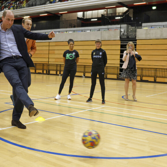 Le prince William, prince de Galles, et Catherine (Kate) Middleton, princesse de Galles, visitent la Copper Box Arena du Queen Elizabeth Olympic Park à Londres, à l'occasion de son 10ème anniversaire. Le 13 octobre 2022. 