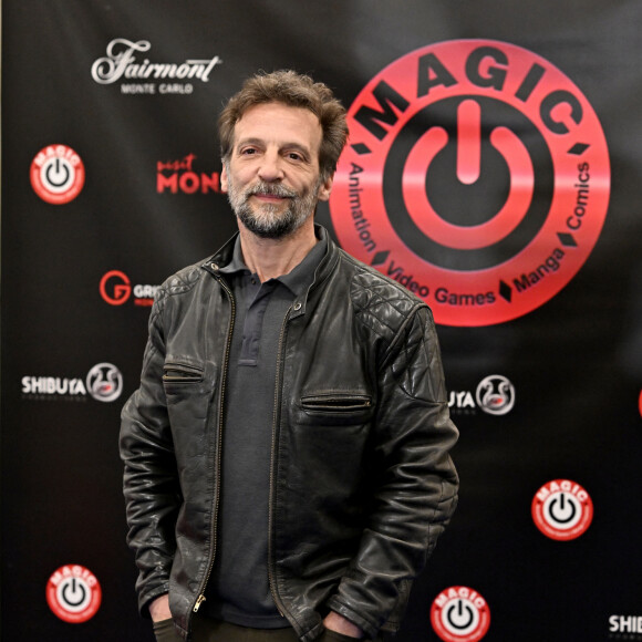 Mathieu Kassovitz durant la 6ème édition du MAGIC (Monaco Anime Game International Conferences) au Grimaldi Forum à Monaco, le 25 février 2023. Ce salon dédié à la Pop Culture est un événement organisé chaque année par la société monégasque de production d'animation et de jeux vidéo Shibuya Productions. © Bruno Bebert / Bestimage 