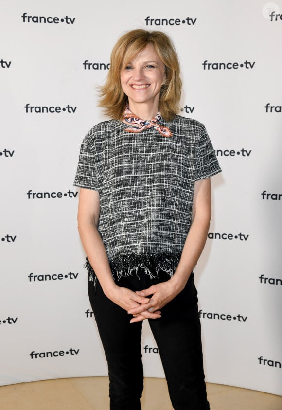 Valérie Maurice au photocall de la conférence de presse de France 2 au théâtre Marigny à Paris le 18 juin 2019 © Coadic Guirec / Bestimage