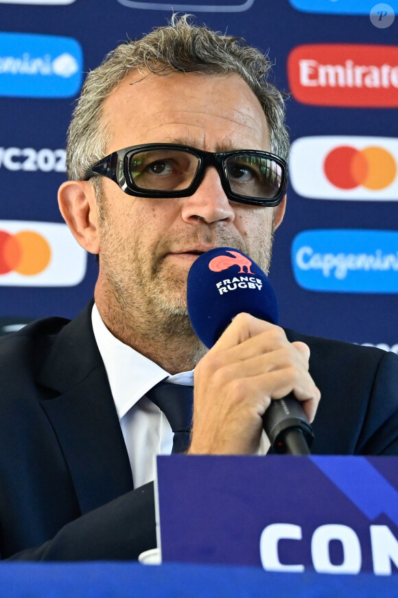 Fabien Galthié ( entraineur France ) - Conférence de presse de l'équipe de France de Rugby à Paris le 6 septembre 2023. © Federico Pestellini / Panoramic / Bestimage