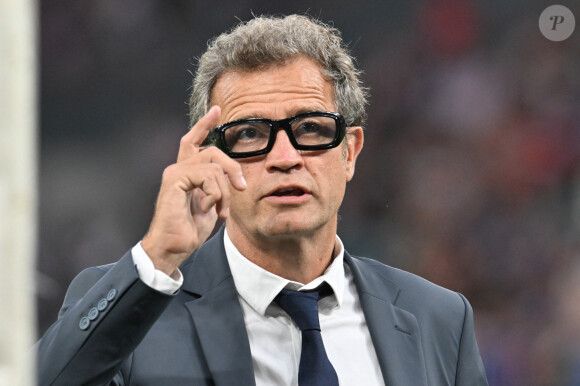 Fabien Galthié (france) - RUGBY : France vs Ecosse (30-27) - Match préparatif pour la coupe du monde 2023 à Saint-Étienne le 12 août 2023. © Frédéric Chambert / Panoramic / Bestimage