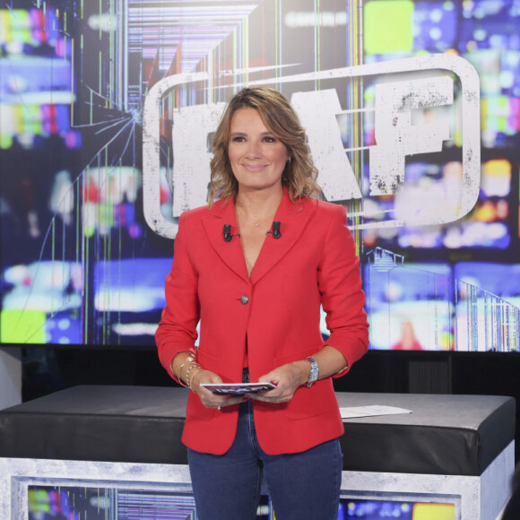 Exclusif - Pascale De La Tour Du Pin - Sur le nouveau plateau de l’émission PAF, Pilotes pour la nouvelle saison - Paris le 31/08/2023 - © Jack Tribeca / Bestimage 