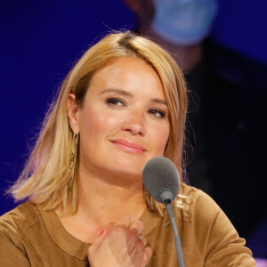 Semi-exclusif - Pascale de La Tour du Pin (de retour à BFMTV après son départ en 2017) - Conférence de presse de rentrée de BFMTV saison 2021/2022 à l'Altice Campus à Paris, France, le 25 août 2021. © Christophe Clovis/Bestimage 