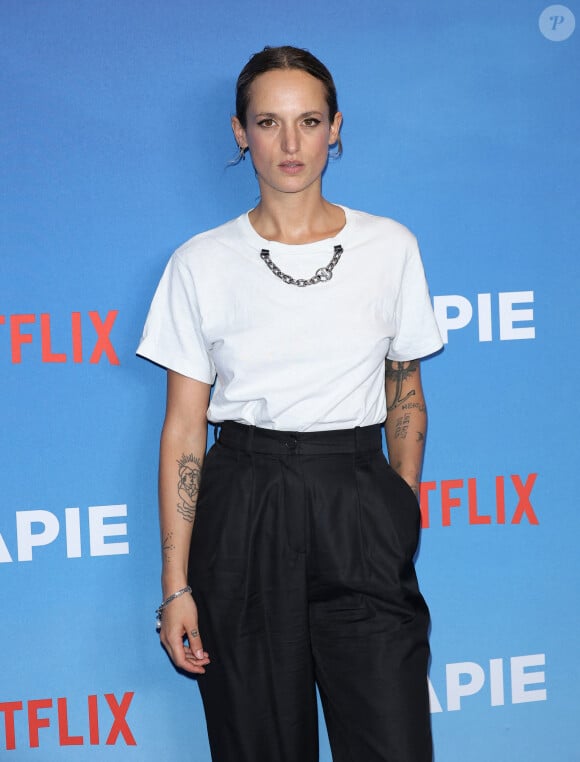 Agathe Rousselle - Avant-première Netflix de la série "Tapie" à l’UGC Normandie Paris le 11 septembre 2023. © Coadic Guirec/Bestimage 