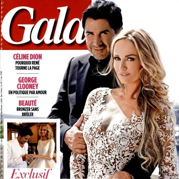 Adriana Karembeu s'est mariée en secondes noces à Aram Ohanian.
Adriana Karembeu, jeune mariée en couverture du magazine Gala, daté du 18 juin 2014.