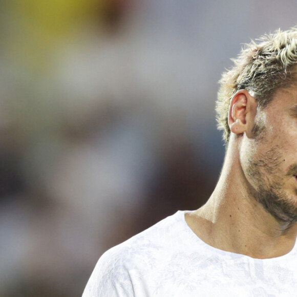 Antoine Griezmann lors du match UEFA de qualification du groupe B à l'Euro 2024 opposant Gibraltar à la France au stade de l'Algarve à Faro-Loulé, Portigal, le 16 juin 2023. La France a gagné 3-0. © Atlantico/Panoramic/Bestimage