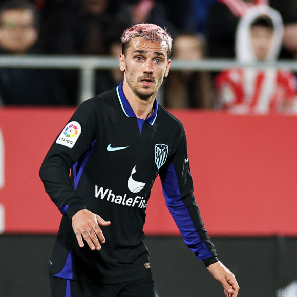 Antoine Griezmann de l'Atletico de Madrid lors du match de la Liga Santander opposant le FC de Gérone à l'Atletico de Madrid à l'Estadio Municipal Montilivi de Gérone, Espagne, 13 mars 2023. L'Atletico a agagné 1-0.. © David Ramirez/DAX/Zuma Press/Bestimage