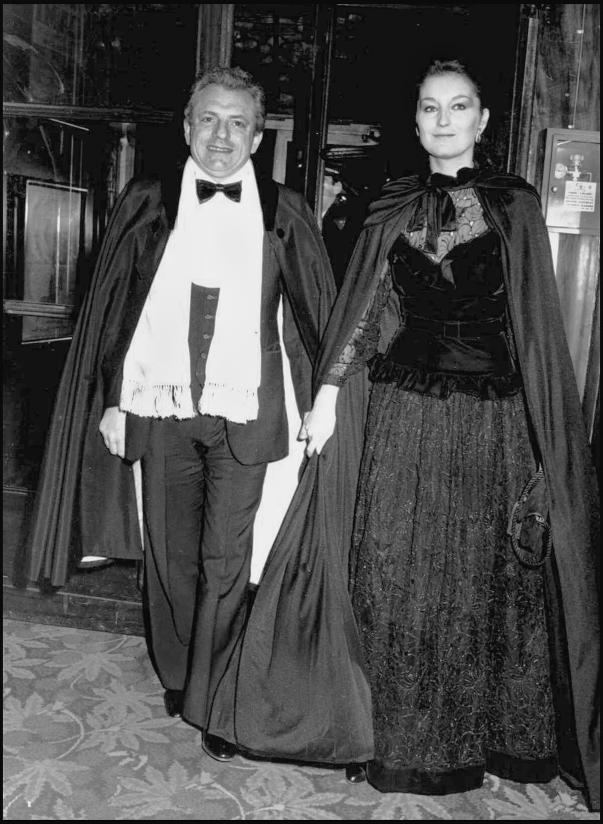 Photo Jacques Martin et son exfemme Cécilia lors d'une soirée Pierre